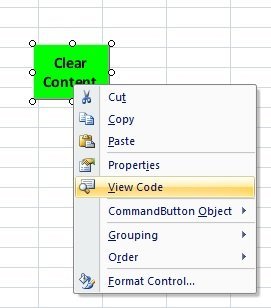 How To Add Clear Content Button in Excel? - MSOfficeGeek