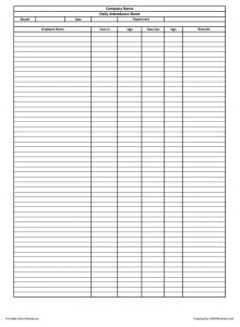 Download Employee Attendance Sheet Excel Template - MSOfficeGeek