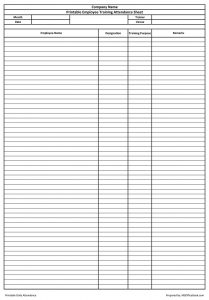 Download Employee Attendance Sheet Excel Template - MSOfficeGeek