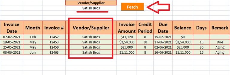 Ready-To-Use Accounts Payable Excel Template - MSOfficeGeek