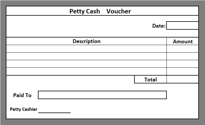 Petty Cash Payment Voucher Format In Excel