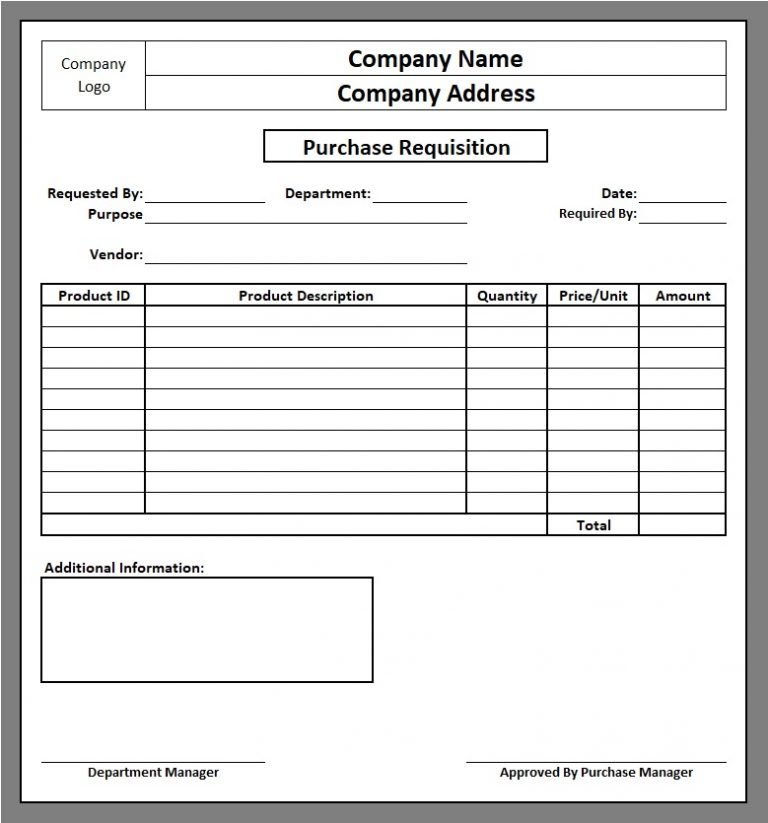 Ready-To-Use Purchase Order Template - MSOfficeGeek