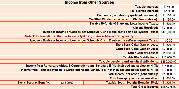 Federal Income Tax Calculator 2022
