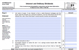 How To Fill Schedule B Of Form 1040? - MSOfficeGeek